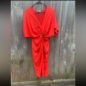 Red modern dress medium Karlie